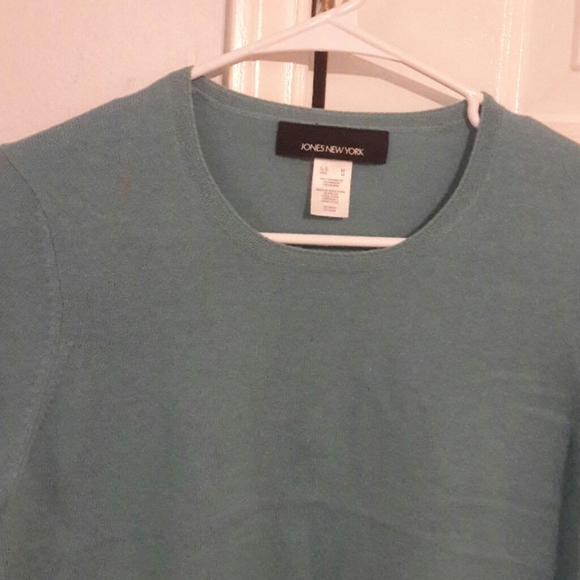 JONES NEW YORK 100% CASHMERE SWEATER SIZE MEDIUM - Picture 5 of 5